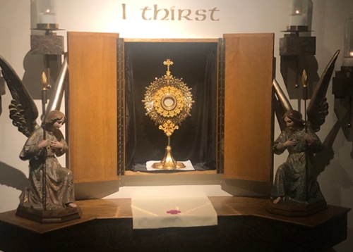 Picture of the Monstrance and Luna of Jesus Christ in the Eucharist
